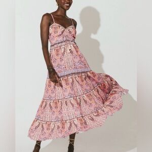 Cleobella Loraine Midi Dress in Mahal Print XS